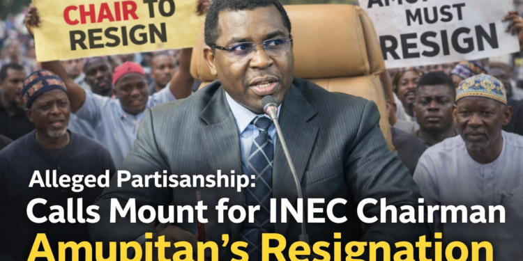 Alleged Partisanship: Calls Mount for INEC Chairman Amupitan’s Resignation