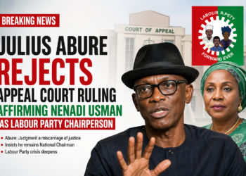 Julius Abure Rejects Appeal Court Ruling Affirming Nenadi Usman as Labour Party Chairperson