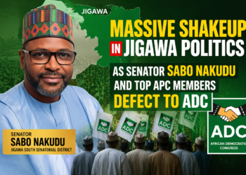 Massive Shakeup in Jigawa Politics as Senator Sabo Nakudu and Top APC Members Defect to ADC