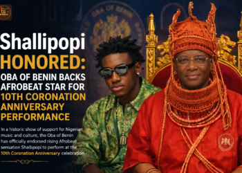 Shallipopi Honored: Oba of Benin Backs Afrobeat Star for 10th Coronation Anniversary Performance